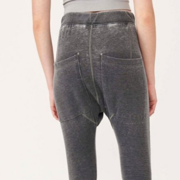 Free People Cozy All Day Harem Black Oversized Leggings - Picture 7 of 15